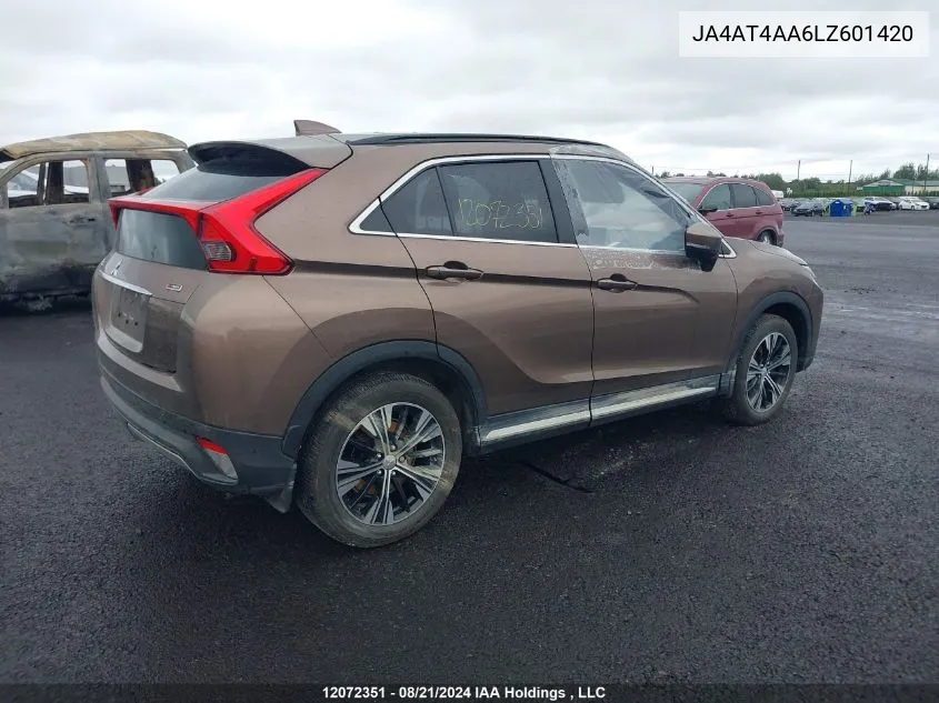 JA4AT4AA6LZ601420 2020 Mitsubishi Eclipse Cross