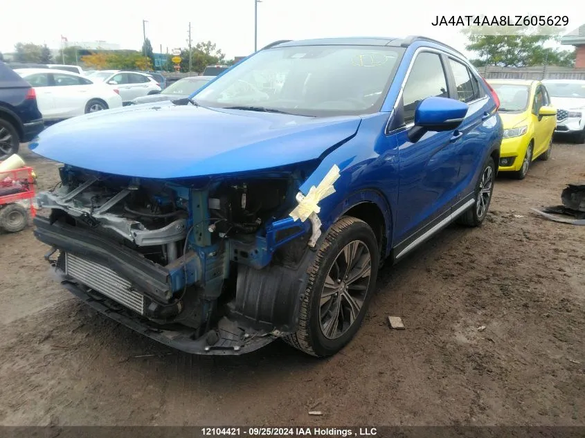 2020 Mitsubishi Eclipse Cross VIN: JA4AT4AA8LZ605629 Lot: 12104421