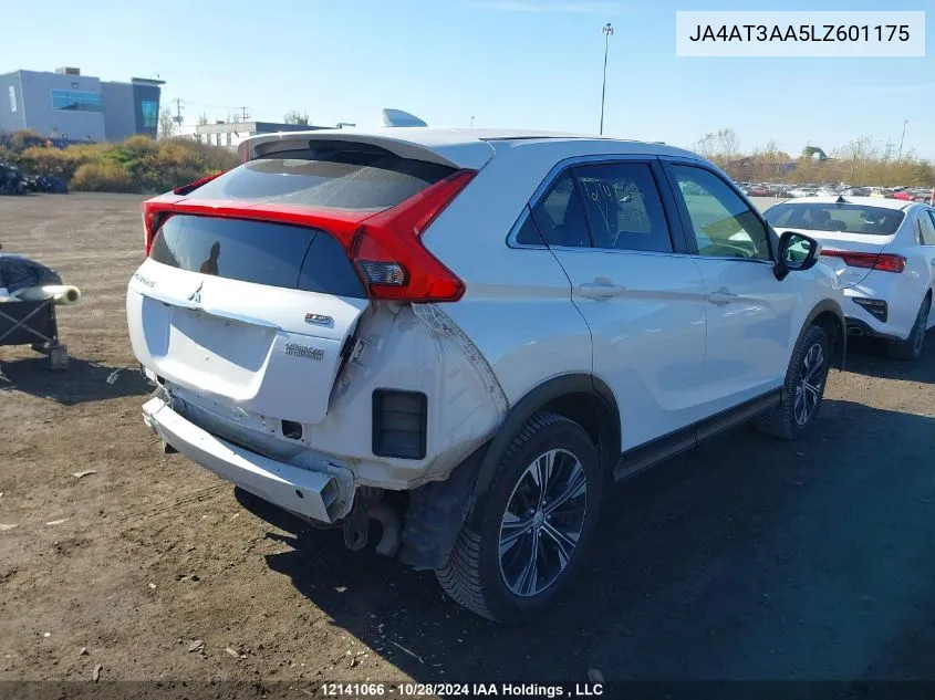 2020 Mitsubishi Eclipse Cross VIN: JA4AT3AA5LZ601175 Lot: 12141066