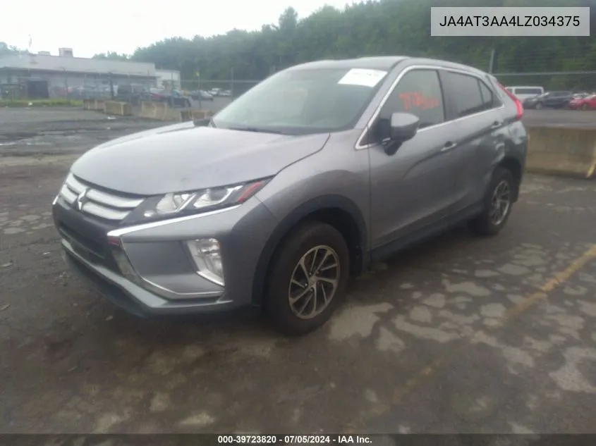 JA4AT3AA4LZ034375 2020 Mitsubishi Eclipse Cross Es 1.5T Awc