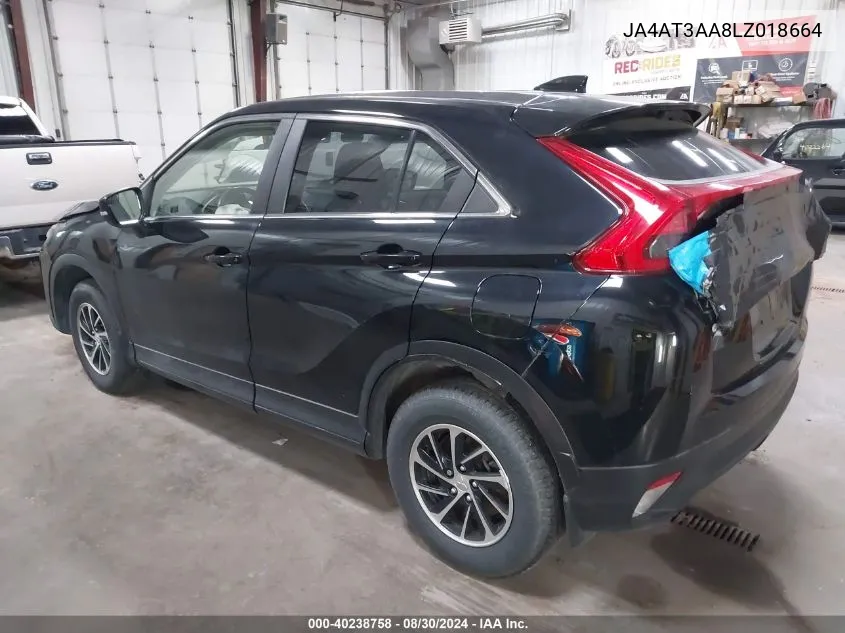 2020 Mitsubishi Eclipse Cross Es 1.5T Awc VIN: JA4AT3AA8LZ018664 Lot: 40238758