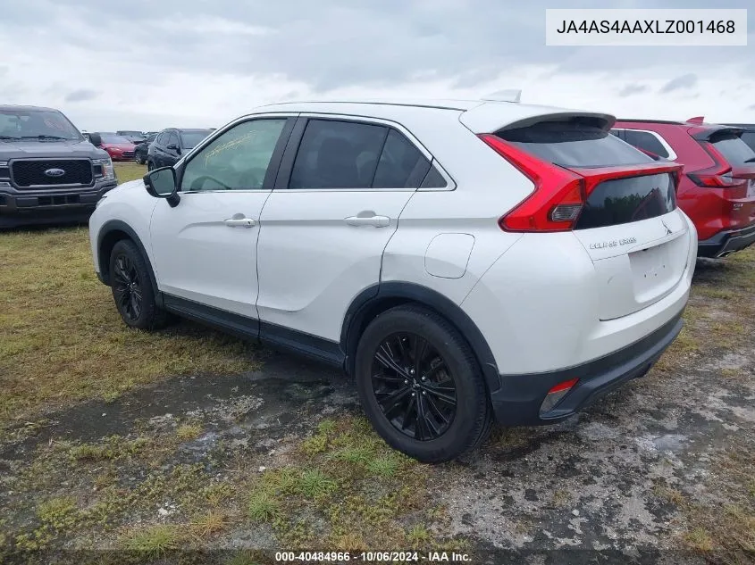 2020 Mitsubishi Eclipse Cross Le 1.5T/Se 1.5T/Sp 1.5T VIN: JA4AS4AAXLZ001468 Lot: 40484966