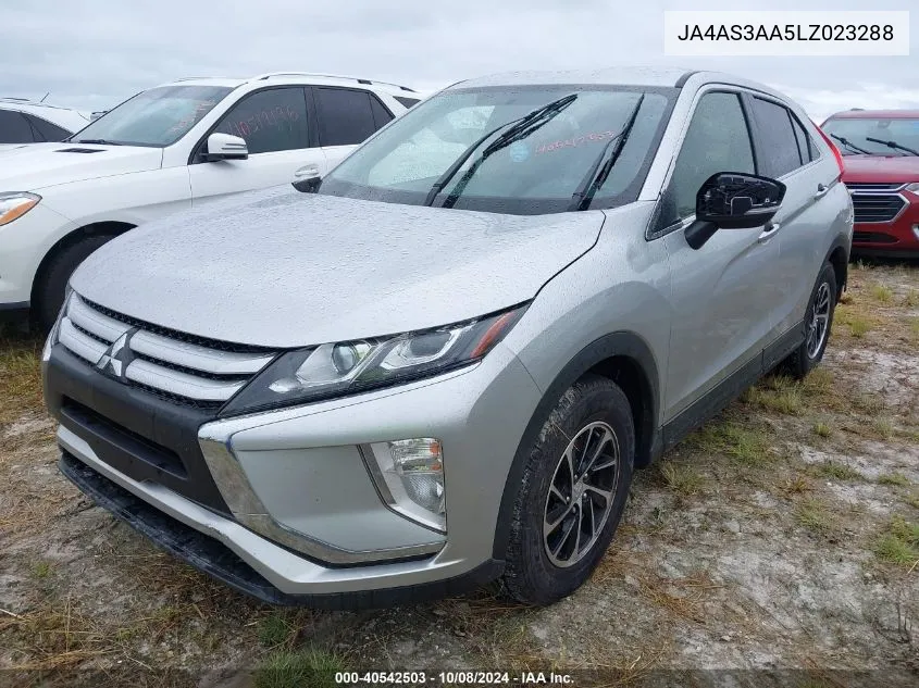 2020 Mitsubishi Eclipse Cross Es 1.5T VIN: JA4AS3AA5LZ023288 Lot: 40542503