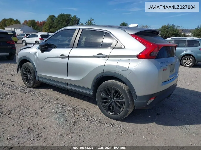 2020 Mitsubishi Eclipse Cross Le 1.5T Awc VIN: JA4AT4AA4LZ027884 Lot: 40688229