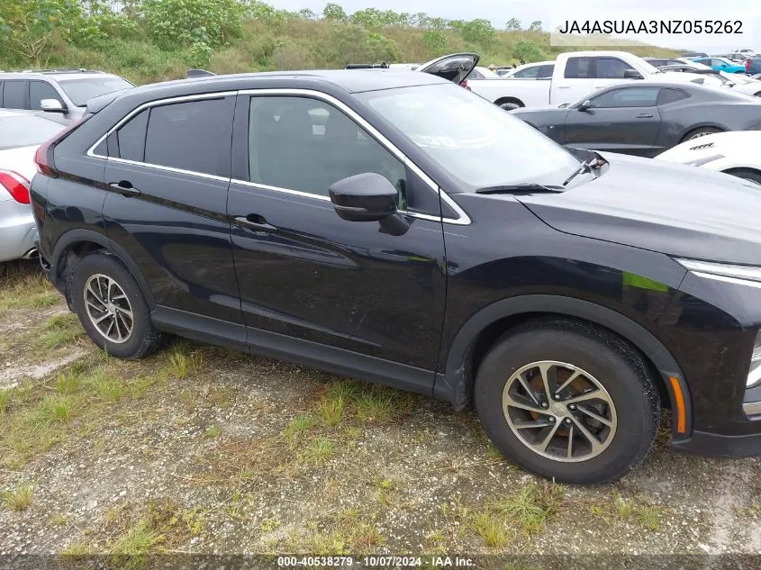 2022 Mitsubishi Eclipse Cross Es VIN: JA4ASUAA3NZ055262 Lot: 40538279