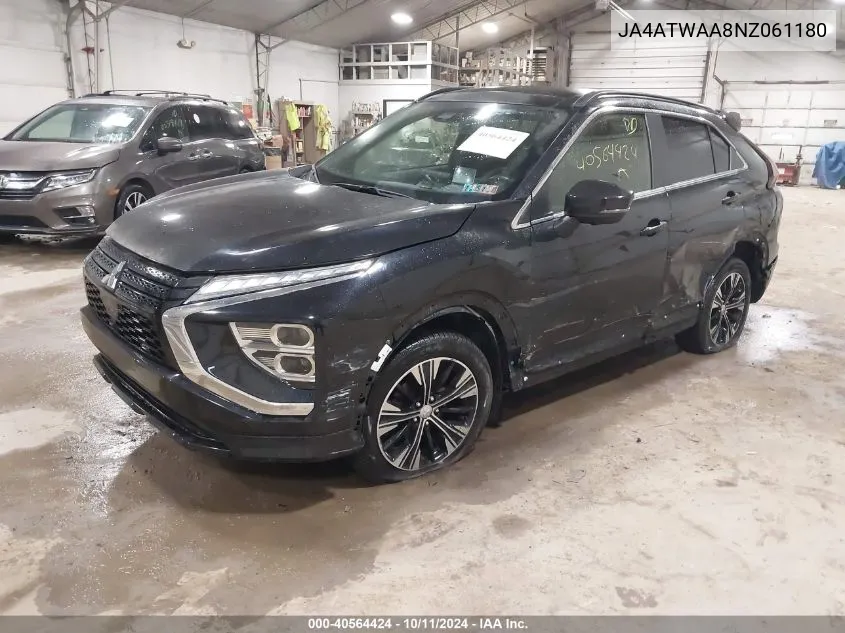 JA4ATWAA8NZ061180 2022 Mitsubishi Eclipse Cross Se/Se Special Edition/Sel/Sel Special Edition