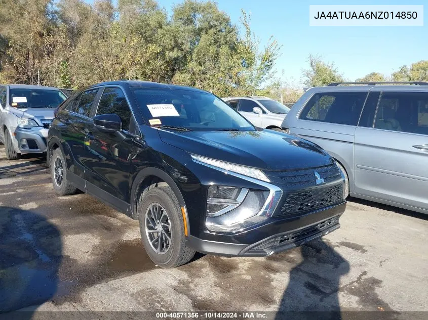 2022 Mitsubishi Eclipse Cross Es VIN: JA4ATUAA6NZ014850 Lot: 40571356