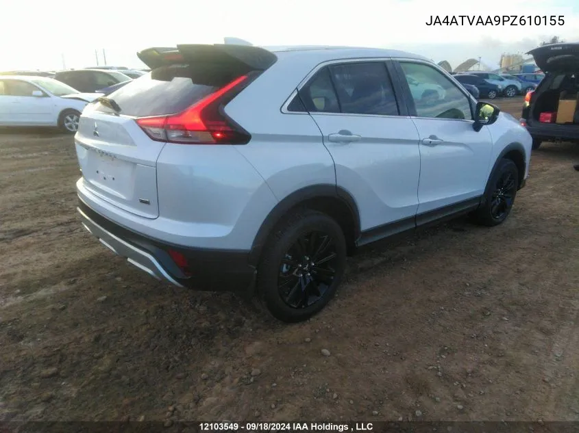 2023 Mitsubishi Eclipse Cross VIN: JA4ATVAA9PZ610155 Lot: 12103549