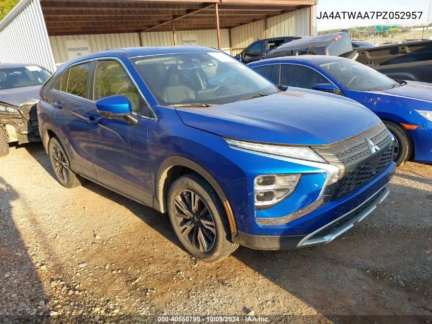 2023 Mitsubishi Eclipse Cross Se/Sel VIN: JA4ATWAA7PZ052957 Lot: 40550795