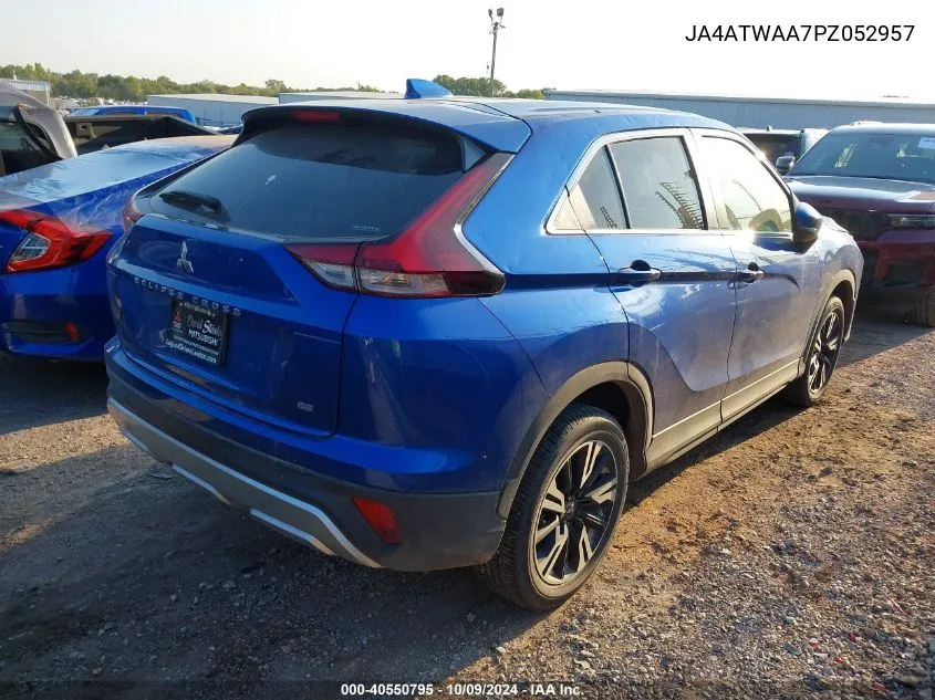 2023 Mitsubishi Eclipse Cross Se/Sel VIN: JA4ATWAA7PZ052957 Lot: 40550795