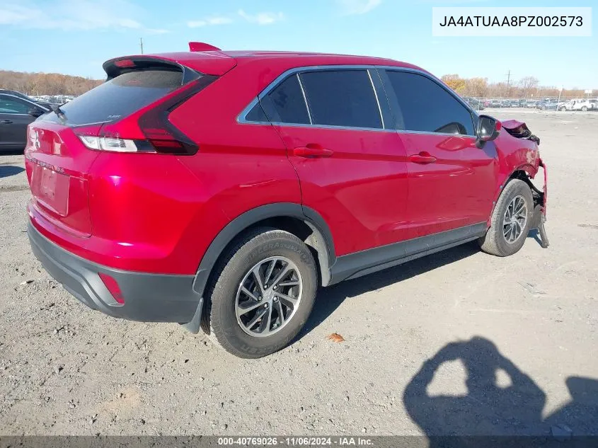 2023 Mitsubishi Eclipse Cross Es VIN: JA4ATUAA8PZ002573 Lot: 40769026