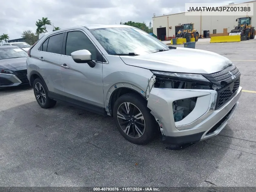 2023 Mitsubishi Eclipse Cross Se /Sel VIN: JA4ATWAA3PZ001388 Lot: 40793076