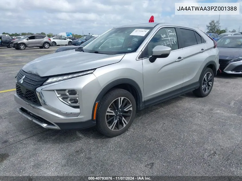 2023 Mitsubishi Eclipse Cross Se /Sel VIN: JA4ATWAA3PZ001388 Lot: 40793076