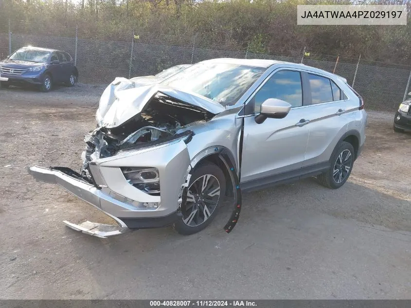 2023 Mitsubishi Eclipse Cross Se /Sel VIN: JA4ATWAA4PZ029197 Lot: 40828007