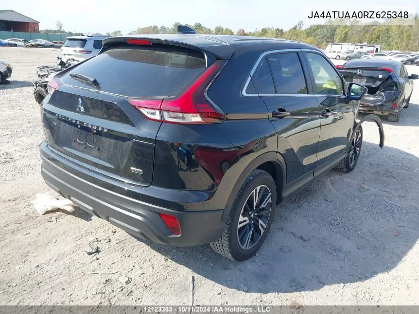 2024 Mitsubishi Eclipse Cross VIN: JA4ATUAA0RZ625348 Lot: 12123383