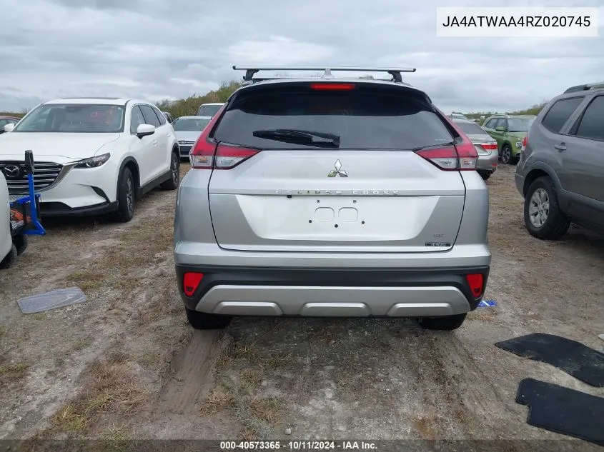 JA4ATWAA4RZ020745 2024 Mitsubishi Eclipse Cross Se