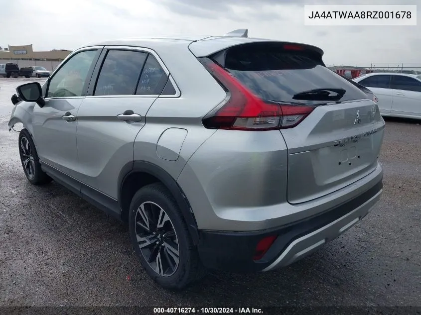 JA4ATWAA8RZ001678 2024 Mitsubishi Eclipse Cross Se /Sel