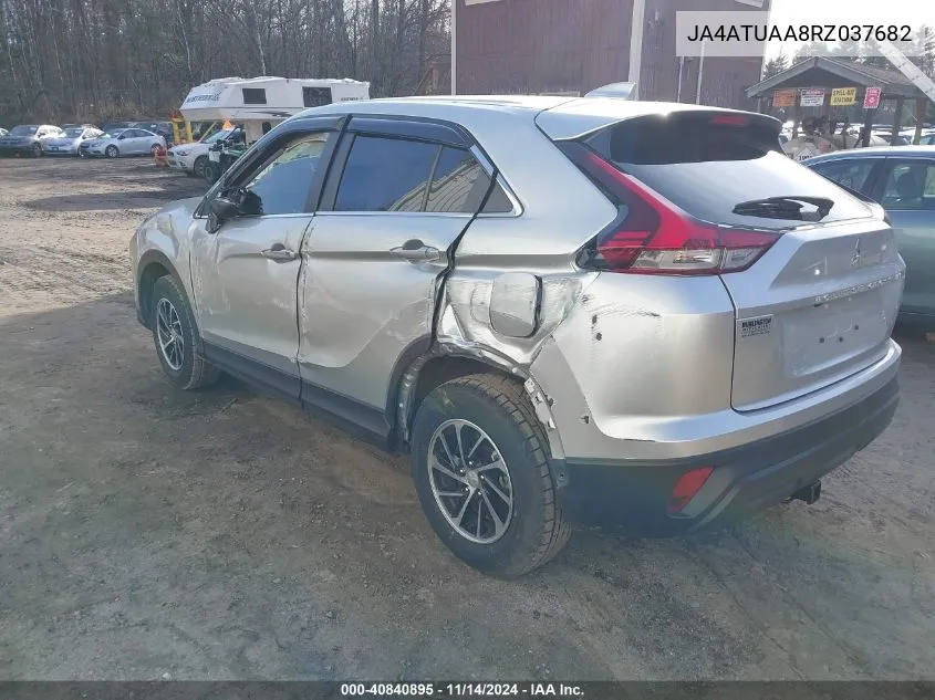 2024 Mitsubishi Eclipse Cross Es VIN: JA4ATUAA8RZ037682 Lot: 40840895