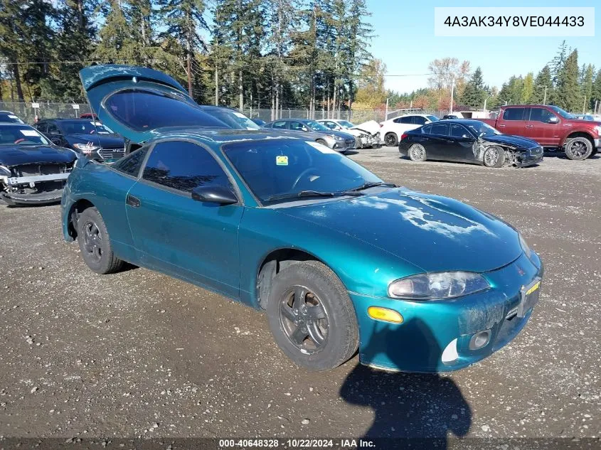 1997 Mitsubishi Eclipse Rs VIN: 4A3AK34Y8VE044433 Lot: 40648328