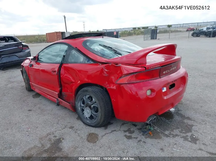 1997 Mitsubishi Eclipse Gs-T VIN: 4A3AK54F1VE052612 Lot: 40709902