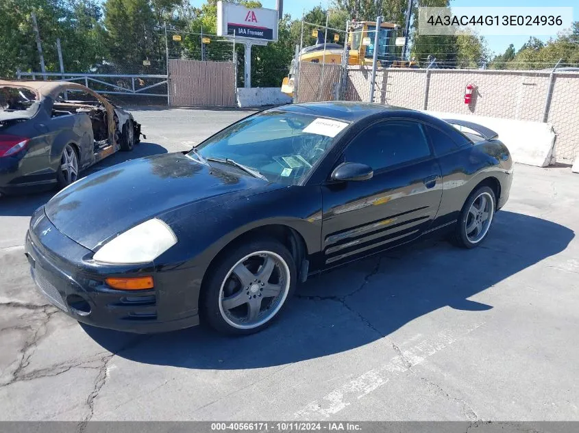 2003 Mitsubishi Eclipse Gs VIN: 4A3AC44G13E024936 Lot: 40566171