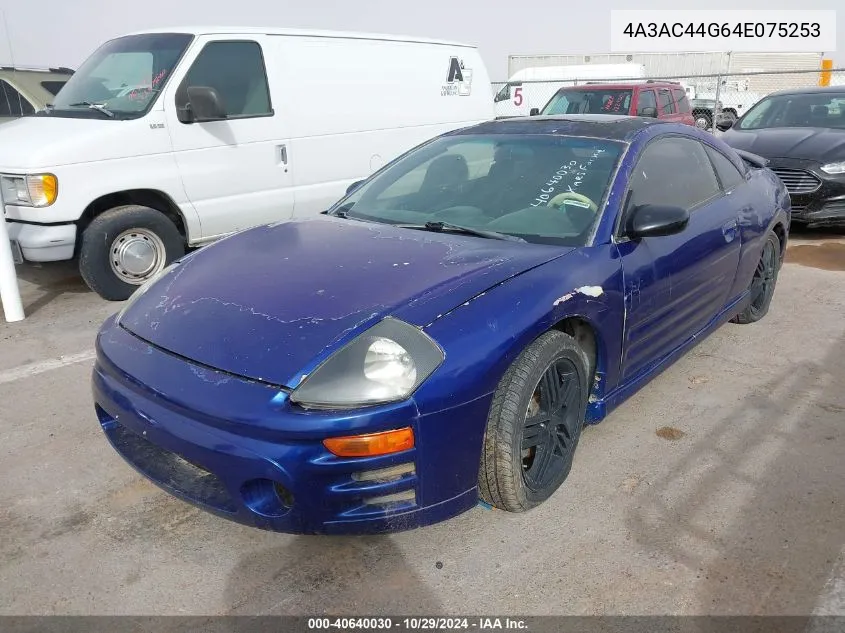 2004 Mitsubishi Eclipse Gs VIN: 4A3AC44G64E075253 Lot: 40640030