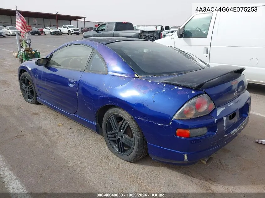 2004 Mitsubishi Eclipse Gs VIN: 4A3AC44G64E075253 Lot: 40640030