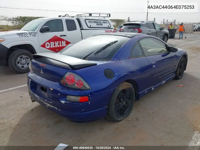 2004 Mitsubishi Eclipse Gs VIN: 4A3AC44G64E075253 Lot: 40640030