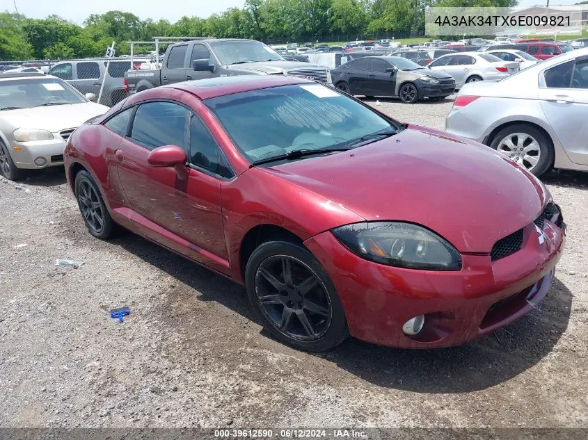 4A3AK34TX6E009821 2006 Mitsubishi Eclipse Gt