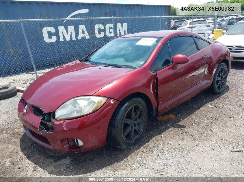 4A3AK34TX6E009821 2006 Mitsubishi Eclipse Gt