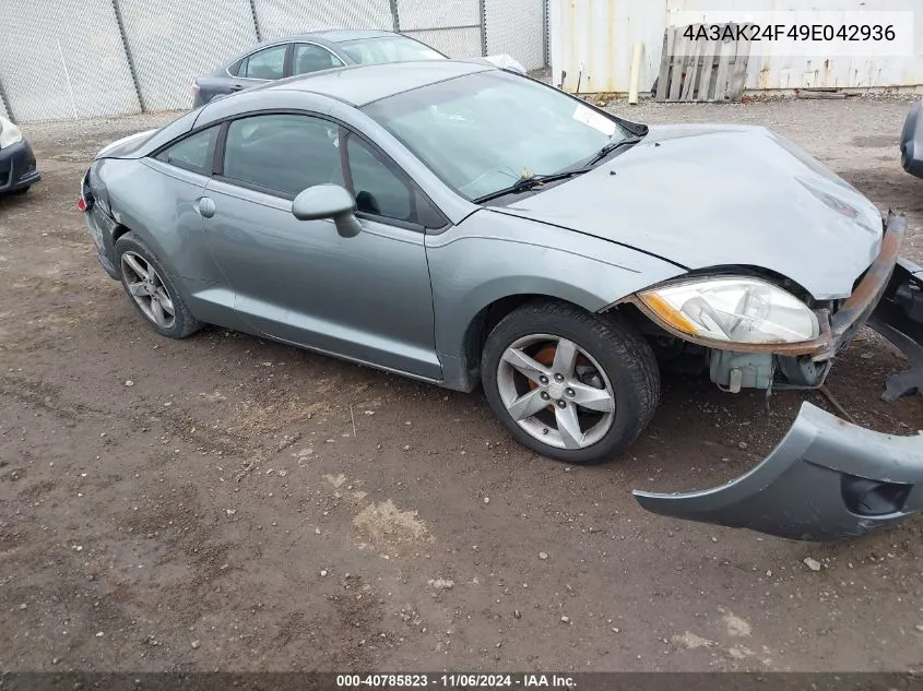 2009 Mitsubishi Eclipse Gs VIN: 4A3AK24F49E042936 Lot: 40785823