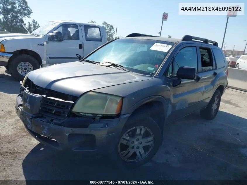 2004 Mitsubishi Endeavor Ls VIN: 4A4MM21SX4E095122 Lot: 39777545