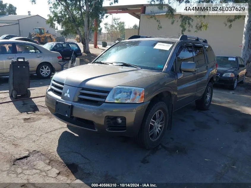 2004 Mitsubishi Endeavor Limited VIN: 4A4MM41S24E037629 Lot: 40586310