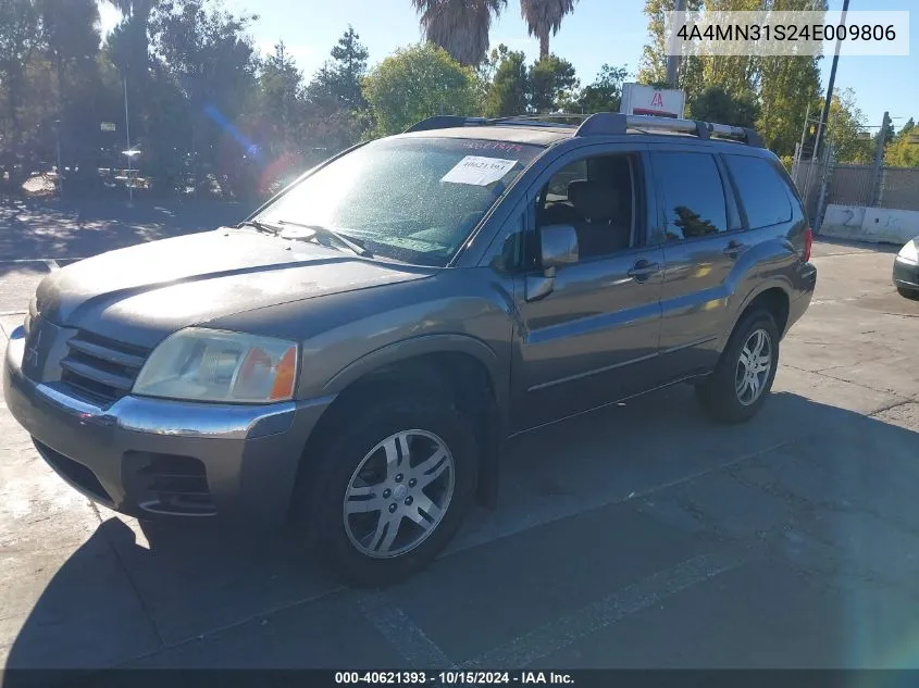 4A4MN31S24E009806 2004 Mitsubishi Endeavor Xls