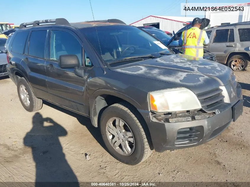 2004 Mitsubishi Endeavor Ls VIN: 4A4MM21S64E052543 Lot: 40640381