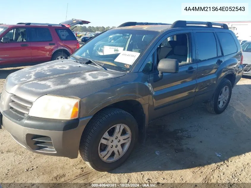 2004 Mitsubishi Endeavor Ls VIN: 4A4MM21S64E052543 Lot: 40640381