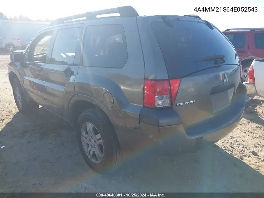 2004 Mitsubishi Endeavor Ls VIN: 4A4MM21S64E052543 Lot: 40640381