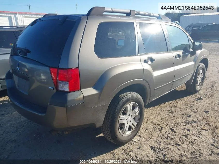 2004 Mitsubishi Endeavor Ls VIN: 4A4MM21S64E052543 Lot: 40640381