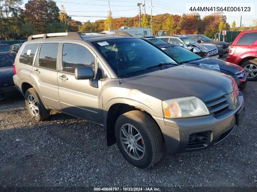 2004 Mitsubishi Endeavor Limited VIN: 4A4MN41S64E006123 Lot: 40656787