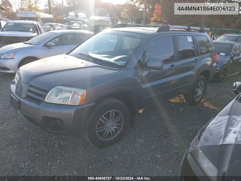 2004 Mitsubishi Endeavor Limited VIN: 4A4MN41S64E006123 Lot: 40656787