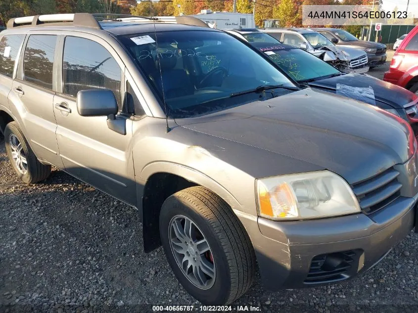 2004 Mitsubishi Endeavor Limited VIN: 4A4MN41S64E006123 Lot: 40656787