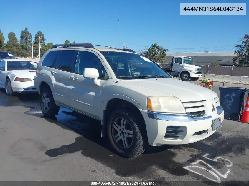 2004 Mitsubishi Endeavor Xls VIN: 4A4MN31S64E043134 Lot: 40664672