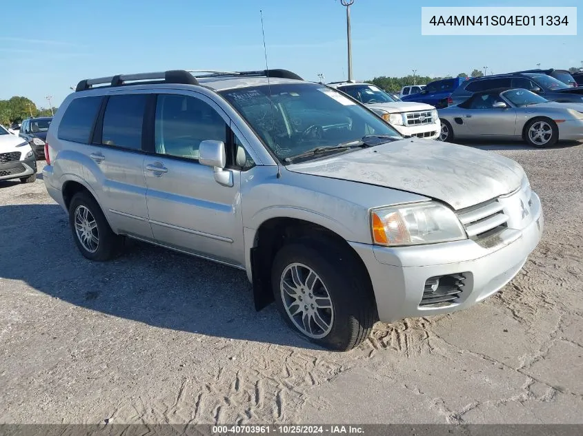 2004 Mitsubishi Endeavor Limited VIN: 4A4MN41S04E011334 Lot: 40703961