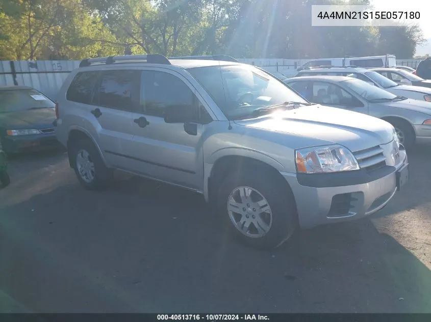 2005 Mitsubishi Endeavor Ls VIN: 4A4MN21S15E057180 Lot: 40513716