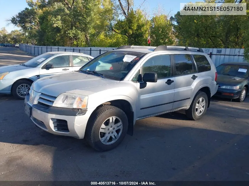 2005 Mitsubishi Endeavor Ls VIN: 4A4MN21S15E057180 Lot: 40513716