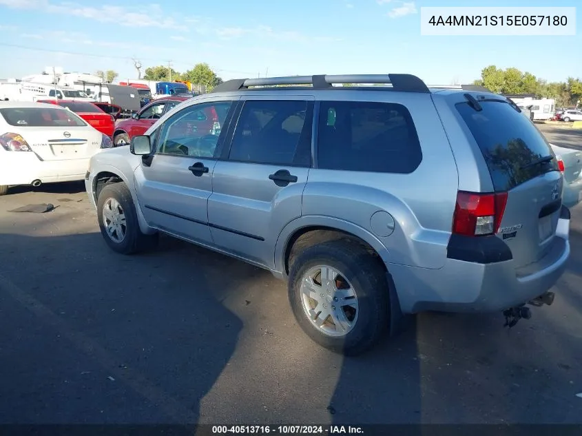 2005 Mitsubishi Endeavor Ls VIN: 4A4MN21S15E057180 Lot: 40513716