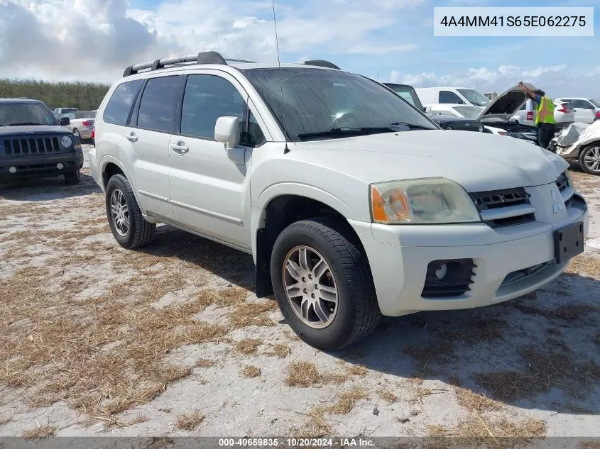 2005 Mitsubishi Endeavor Limited VIN: 4A4MM41S65E062275 Lot: 40659835