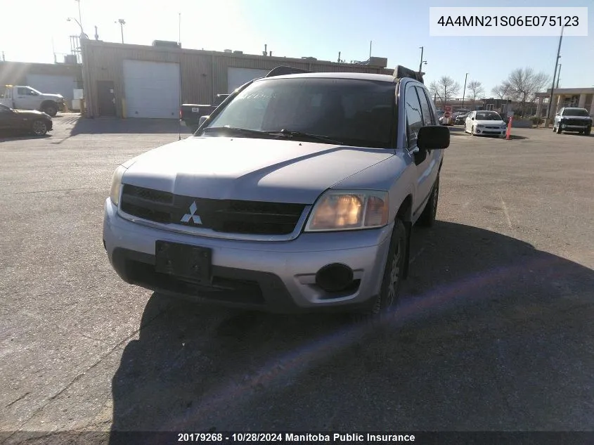 2006 Mitsubishi Endeavor Ls VIN: 4A4MN21S06E075123 Lot: 20179268