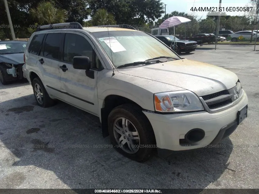 2006 Mitsubishi Endeavor Ls VIN: 4A4MM21S16E050587 Lot: 40454682