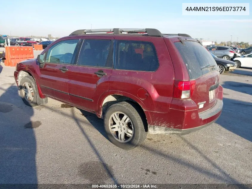 2006 Mitsubishi Endeavor Ls VIN: 4A4MN21S96E073774 Lot: 40652635